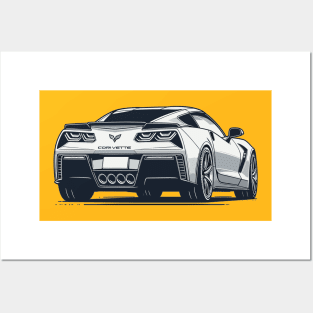 Chevrolet Corvette Posters and Art